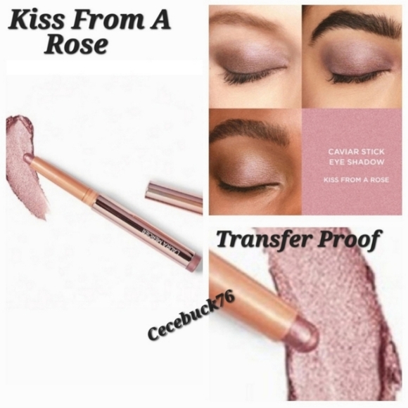 🌺Laura Mercier Kiss From A Rose Pearl Caviar Eyeshadow Stick - Picture 1 of 10